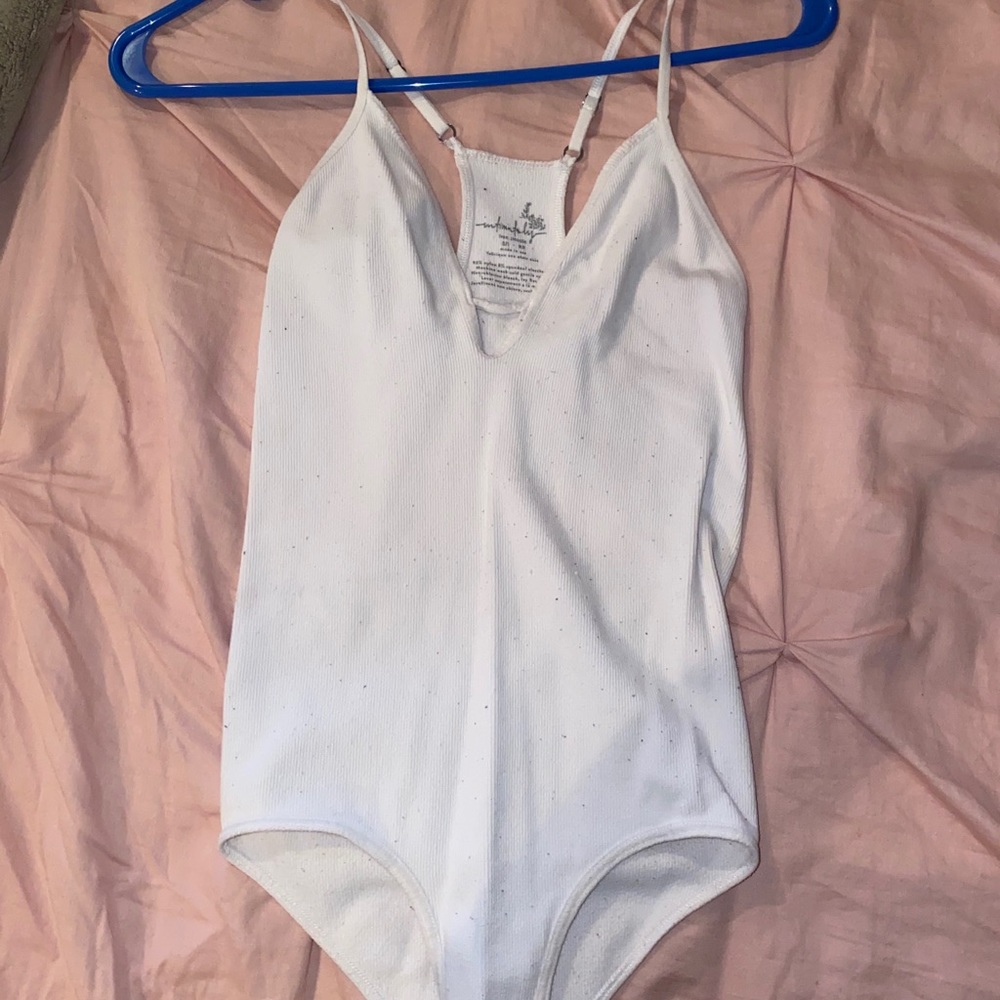 Free people white bodysuite